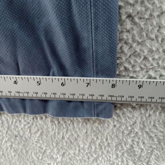 Banana Republic Pants Mens 34x34 Blue Geometric Print Aiden Chinos Preppy - Picture 5 of 9